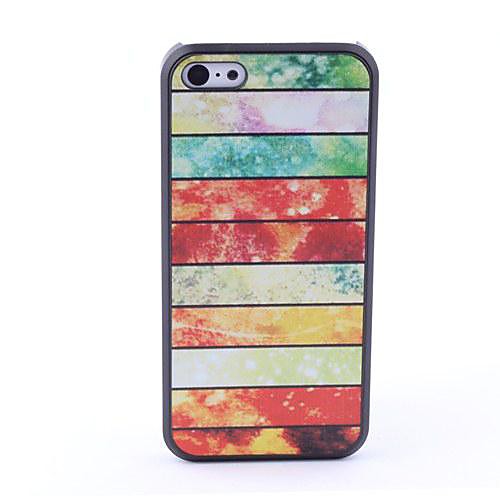 Colorful Stripe Style Protective Back Case for iPhone 5C