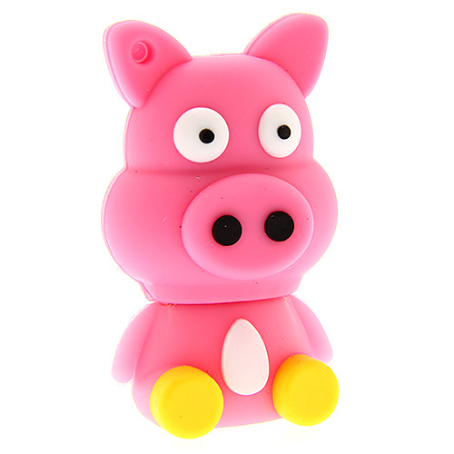 ZP30 64GB Cartoon Sitting Pig USB 2.0 Flash Drive