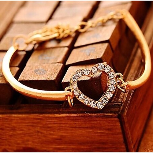 Love Is You Fashion Simple Generous Love Diamond-encrusted Bracelet Bracelet -SL2