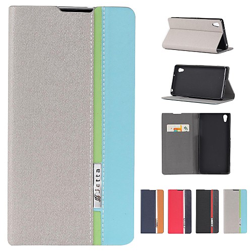 Assorted Color PU Leather Full Body Case with Stand and Card Slot for Sony Xperia Z2 (L50w) (Assorted Colors)