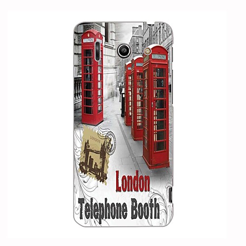 Telephone Booth Design Hard Case for HuaWei G510