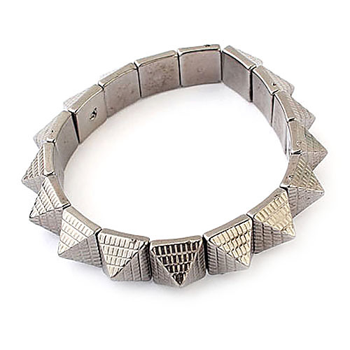 European Style Cone Rivet Shape Strand Bracelet