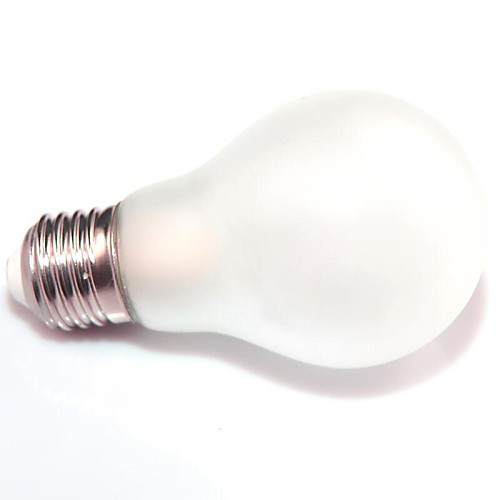 Dimmable E27  4W 4XCOB Epistar 400LM 2800K-3200K Warm White Frosted LED Filament Bulb(AC 220V)