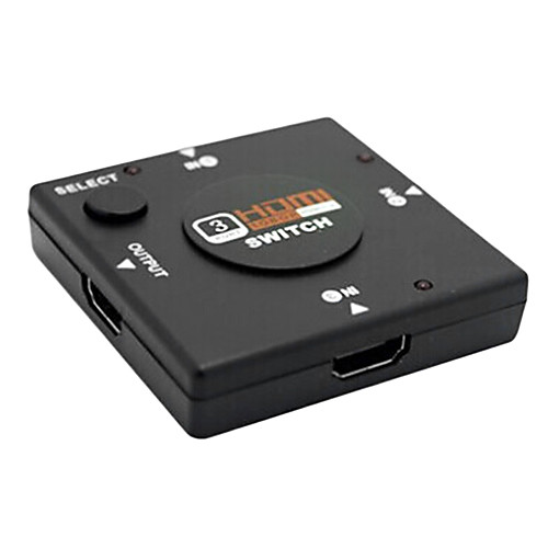 HDMI V1.3 5X1 HDMI Switch(3 in 1 out) Support 1080P