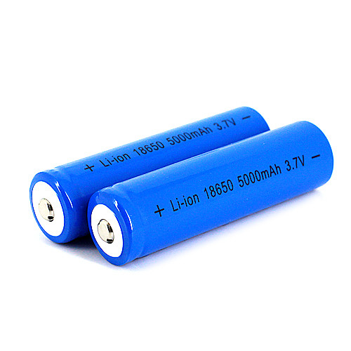 12 шт нейтральный 18650 3,7-4.2v 5000mah литиевая аккумуляторная батарея Deep Blue