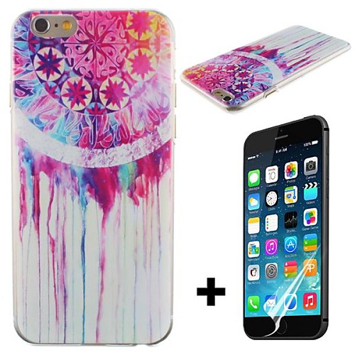 Oil Paint Aeolian Bells Pattern Hard with Screen Protector Cover for iPhone 6