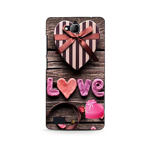 Pink Love Design Hard Case for HuaWei Honor 3C