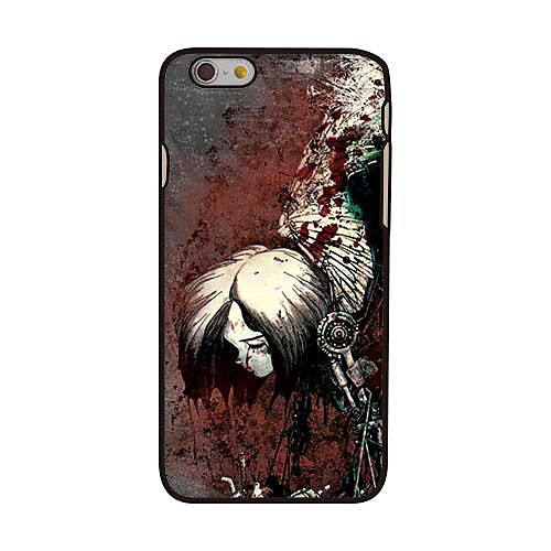 Skull Angle Style Plastic Hard Back Cover for iPhone 6