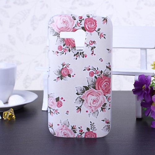 Small Fresh Pink Flowers Pattern Plastic Hard Case for for Motorola G