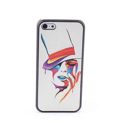 Colorful Lady Style Protective Back Case for iPhone 5C