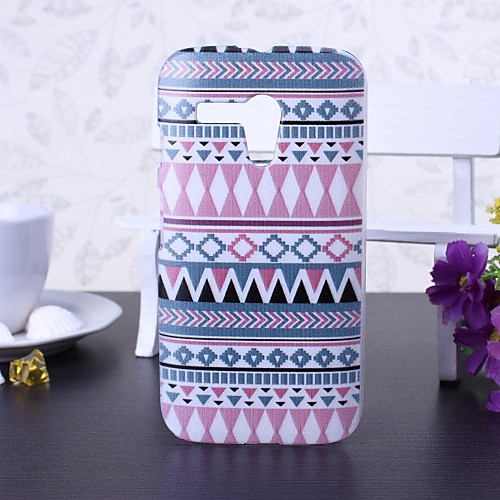 National Style Abstract Geometric Pattern Plastic Hard Case for for Motorola G