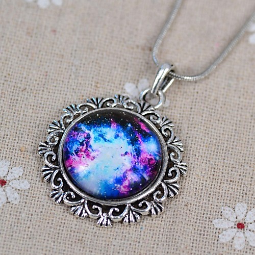 галактика звезда время драгоценный камень пару ожерелье женщин