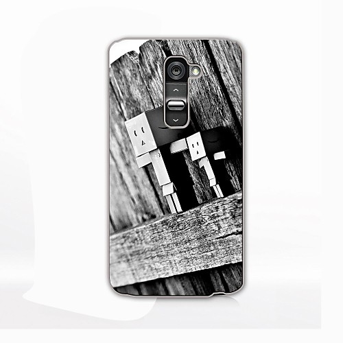 Sketch Wooden Man Design Hard Case for LG G2