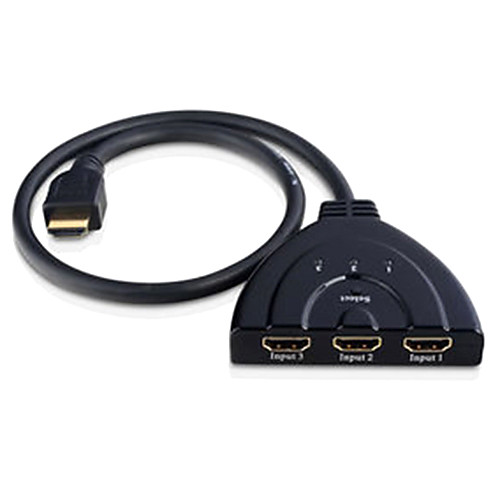 High Speed HDMI хаб 1.3 3x1 HDMI матричный переключатель (3 в 1 выход) поддерживает 3d 1080p HDCP