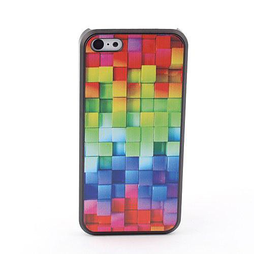 Colorful Brick Style Protective Back Case for iPhone 5C