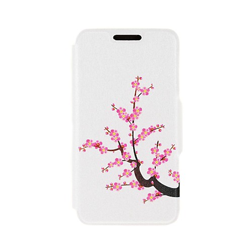 Kinston Plum Blossom Pattern PU Leather Full Body Cover with Stand for Nokia Lumia 520