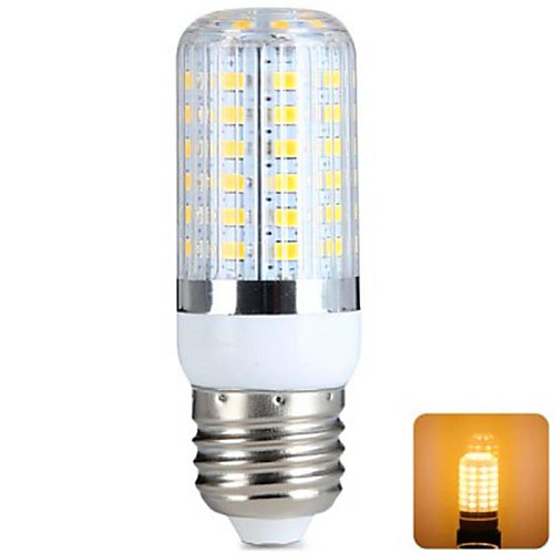 e27 7w 56x5730smd 620lm 3000-3500k теплый белый матовое свет привел кукурузы лампочку (220-240)