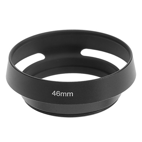 46MM Metal Hollowed-out Lens Hood for Leica/Voigtlander/Olympus EPL1/EPL2 37MM Lens