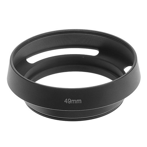 49MM Metal Hollowed-out Lens Hood for Leica/Voigtlander/Olympus EPL1/EPL2 37MM Lens