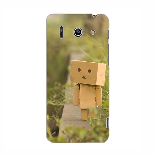 Wooden Man Pattern Hard Case for HuaWei G510