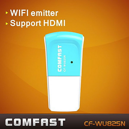 Wi-Fi адаптер COMFAST CF-WU825N 2.4GHz 802.11b/g/n 300Mbps USB 2.0