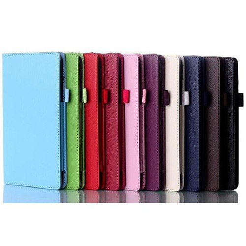 7 Inch Lichee Pattern Stand Case for Acer One7-B1-740 (Assorted Colors)