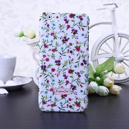 Small Fresh Flowers White Plastic Hard Case for iPhone 6