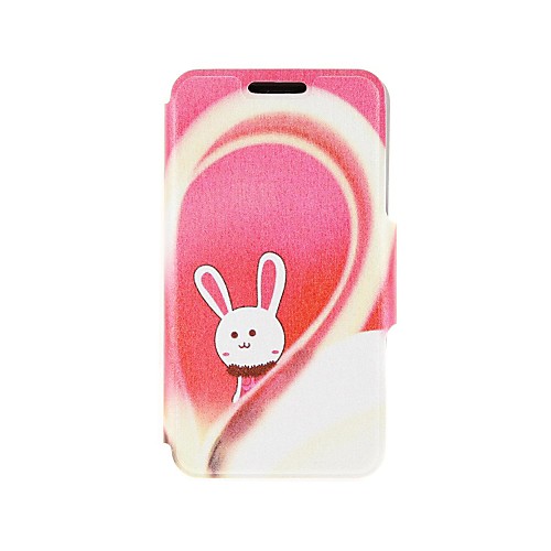 Kinston Love Between the Rabbit Pattern PU Leather Full Body Cover with Stand for Nokia Lumia 520