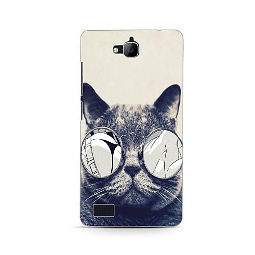 Cat Pattern Hard Case for HuaWei Honor 3C