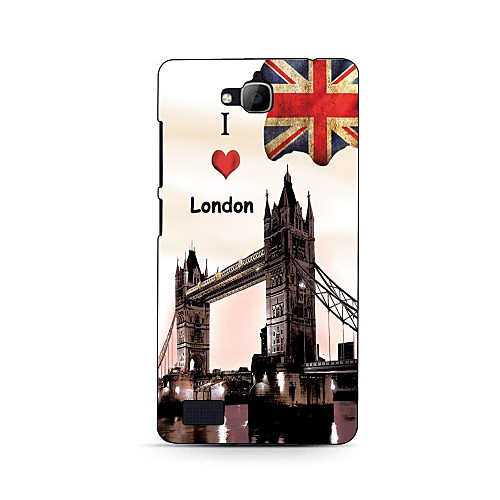 I LOVE London Design Hard Case for HuaWei Honor 3C