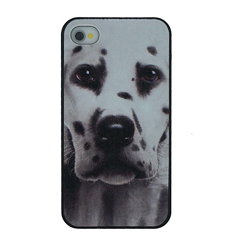 Dalmatian Dog Pattern PC Hard Back Cover Case for iPhone 4/4S