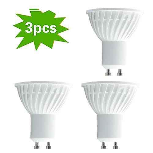 3-Pack ч  люкс ™ привело GU10 5W 42x3014smd 350lm CRI>80 2700k теплый белый прожектор лампы (AC220-240V)