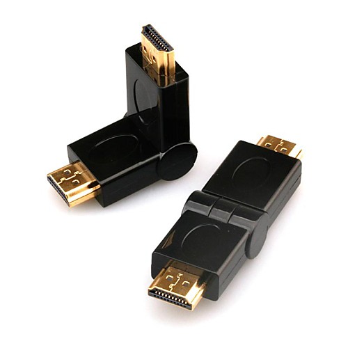 мужчина Мужчина HDMI v1.4 для HDMI Мужской v1.4 HDMI типа адаптера качели 90 вращения