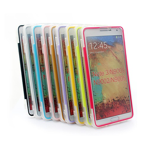 XUNDD TPU Transparent Ultra-thin with Cover Can Touch Full Body Cases for Samsung Galaxy Note III/N9000/N9002/N9005