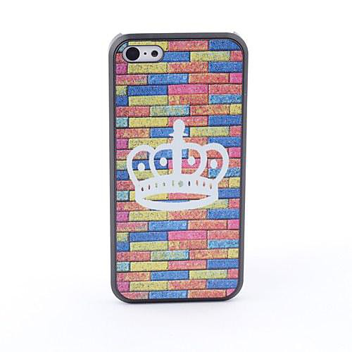 Colorful Crown Style Protective Back Case for iPhone 5C