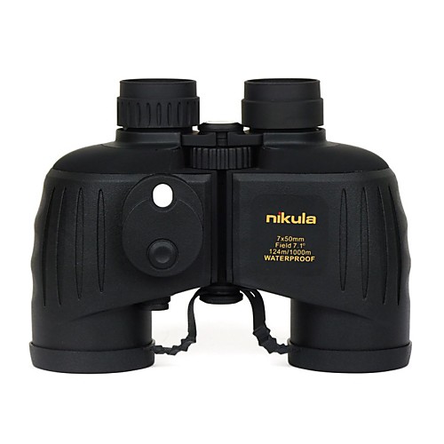 Nikula 7x50 Waterproof and Night Vision Navy Binoculars Telescope with Rangefinder