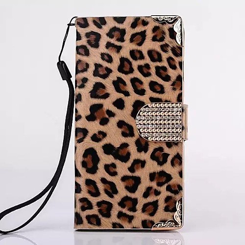 HHMM Leopard Grain PU leather for iPhone 6 Case(Assorted Colors)