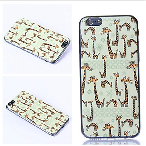 Giraffes Pattern TPU Soft Cover for iPhone 6 Case 4.7 inch