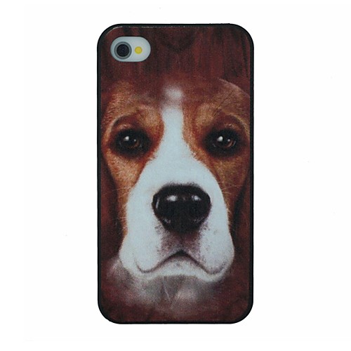 Beagle Dog Pattern PC Hard Back Cover Case for iPhone 4/4S