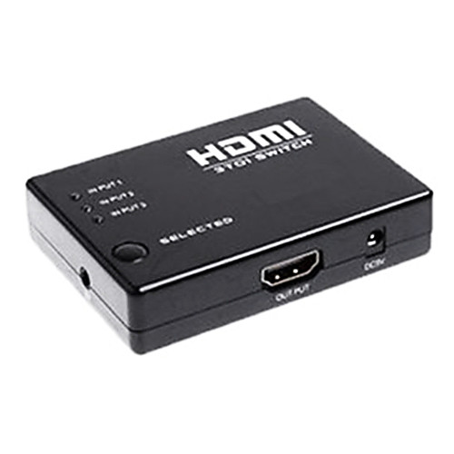 HDMI V1.3 3X1 HDMI Switch(3 in 1 out) Support 3D 1080P