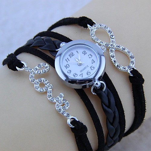 Diamante LOVE-Infinite  Watch Wrap Bracelet (1pc)