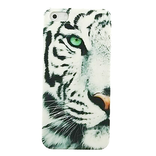 Половина лица Snow Leopard Pattern Жесткий чехол для iPhone 4/4S