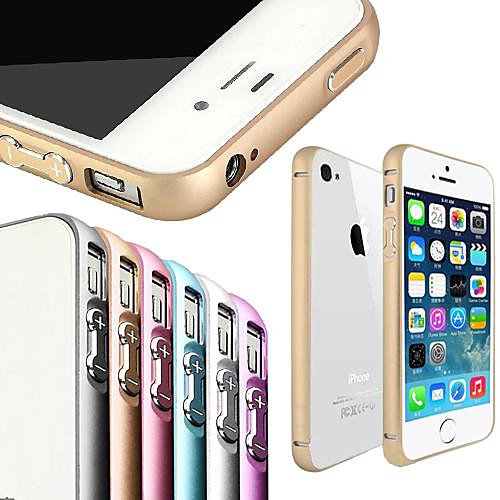 DSD Arc-shaped Aluminium Metal Bumper  Frame for iPhone 4/4S (Assorted Colors)