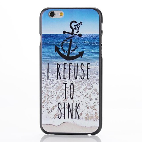 The Sea Pattern Plastic Hard Cover for iPhone 6 Plus