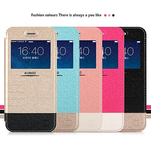 XUNDD Flip PU Hard Back Cover Cases with Stand for iPhone 6 4.7