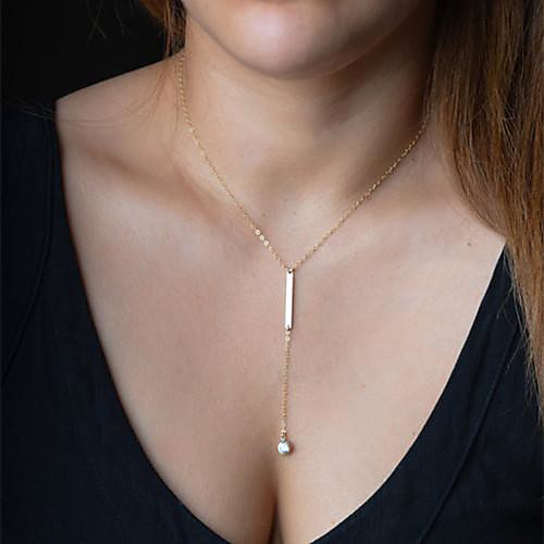 shixin моды кристалл сплава крошечный ожерелье (Золотой) (1 шт)