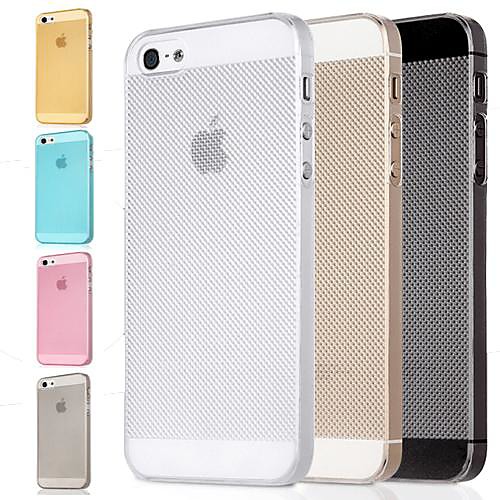 DSD Solid Color Hollow Out Dots Soft Case for iPhone 5/5S (Assorted Colors)