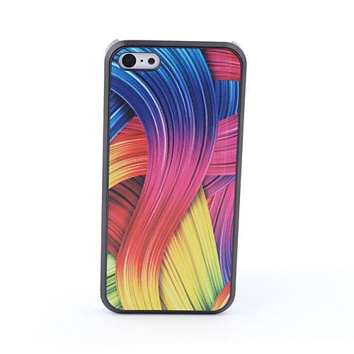 Colorful Stripe Style Protective Back Case for iPhone 5C