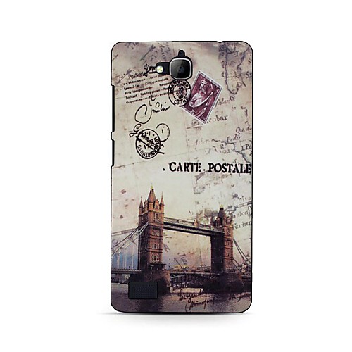 Postcard Design Hard Case for HuaWei Honor 3C