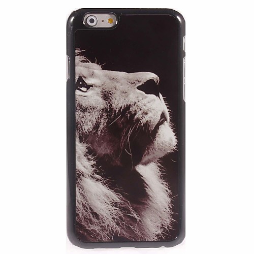 Lion Pattern Aluminum Hard Case for iPhone 6